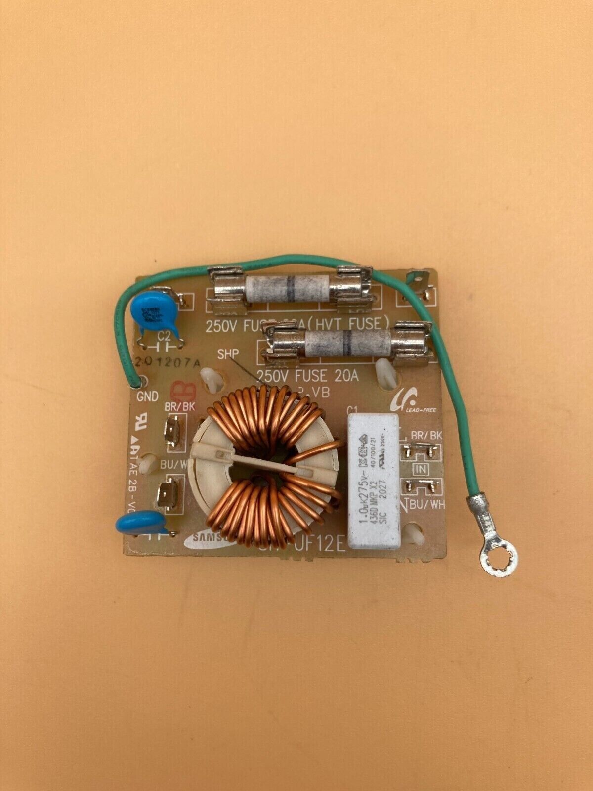 Samsung DE96-00400B Microwave Noise Filter Assembly