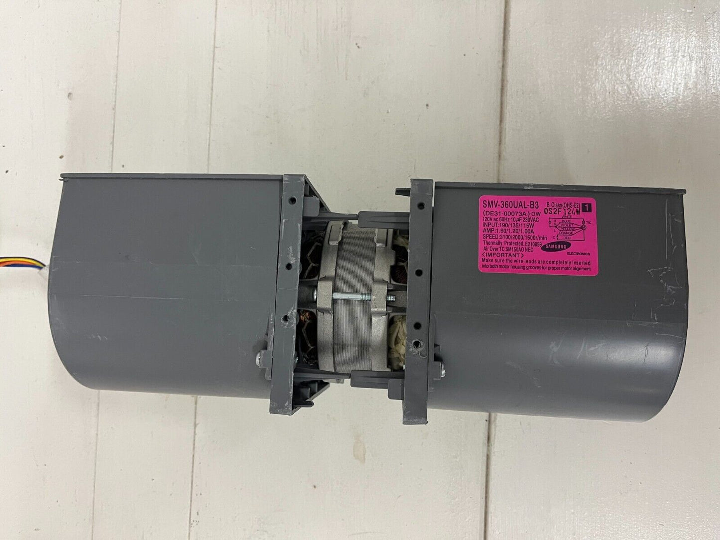 Samsung DE31-00073A Microwave MOTOR AC VENTILATION