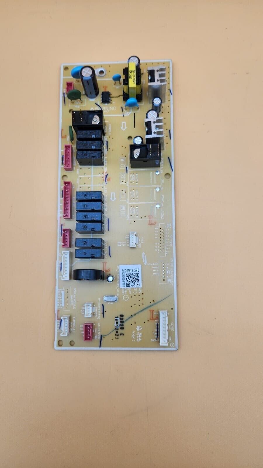 Samsung Microwave Electronic Control Board Part# DE92-03928C