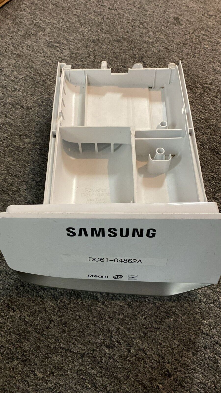 Samsung Washer Dispenser Drawer DC61-04862A (WHITE front)