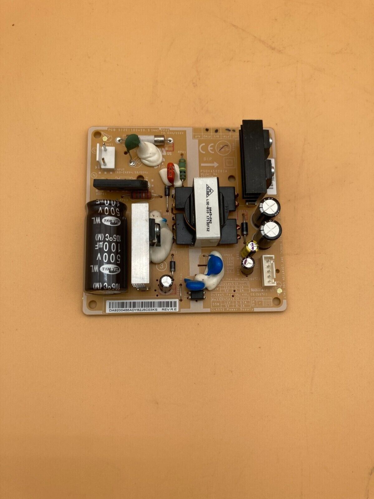 Samsung Refrigerator Power Control Board DA92-00486A